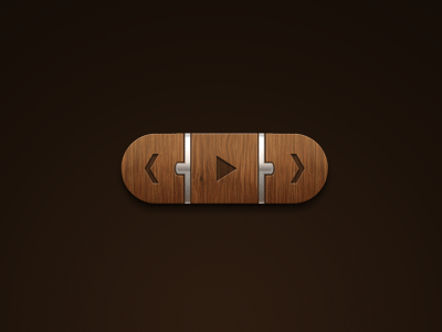 Wooden Button app button ios iphone texture