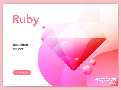 Ruby Ad Design branding design illustration ruby vector