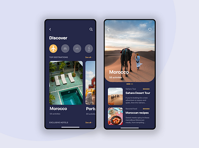 Travel App android app design app app design design ios mobile app design ui user experience design user inteface ux