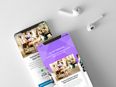 In-App Purchase Screen app app maker design mobile mobile app mobiroller ui ui design ux