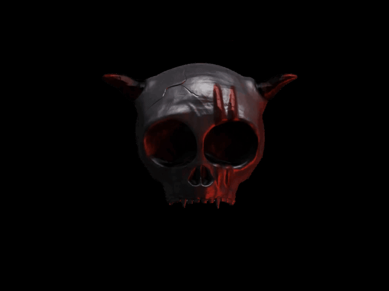 Skullpting - Zbrush + AE 3d 3dart after effects skull vcreative zbrush zbrush pixlogic