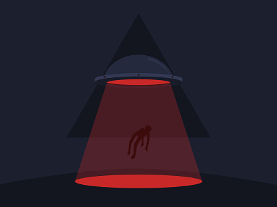 Abduction abduction alien design illustration illustrator ufo vector