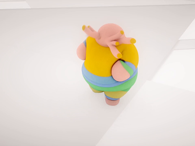 Chubby dancing to the beat ! 3d animation animator cg artist cgi character design motion graphics nft