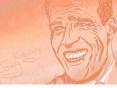 Portrait of Anthony Robbins corel painter digital drawing illu illustration illustration art illustrator motivation portrait portrait art portrait painting wacom wacom intuos wacom tablet