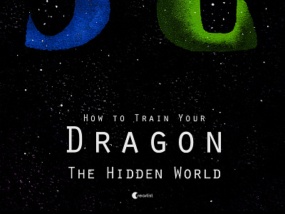 Poster of How to Train Your Dragon The Hidden World v1 artwork blue design digital digitalart dragon drawing eyes film green howtotrainyourdragon illu illustration illustrator movie movie art poster poster art posterspy thehiddenworld