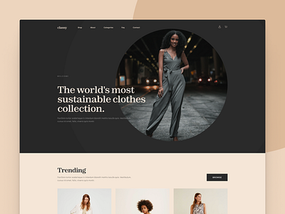 Clothing Ecommerce Store Concept