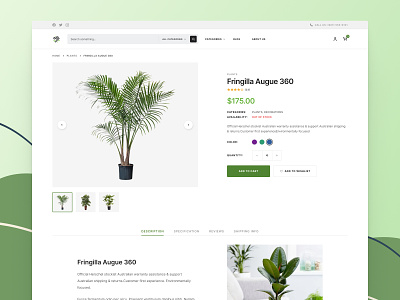 Shopify Ecommerce Store Template - Product Page colors design figma headless product pwa shopify ui web website