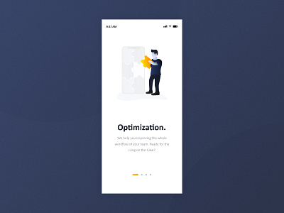 👨🏻‍💻 Illustration | Onboarding app blue design flat illustration mobile onboarding orange ui uidesign ux uxdesign vector white space