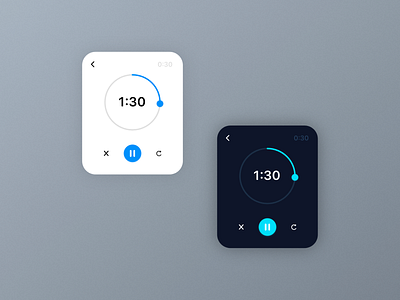 ⌚️ UX Design | Smartwatch Countdown App adobe xd app apple watch clean clock countdown countdown timer dailyui dailyuichallenge design minimalistic mobile small smartwatch ui ui design ux ux design watch