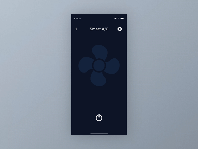 🎛 UX Design | SmartHome Control adobe xd adobexd animation app blue dailyui dailyuichallenge design green madewithxd minimalistic mobile motion design ui ux ux design