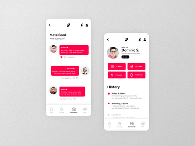 🏃🏻‍♂️ UX Design | Running App Community