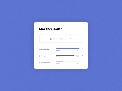 👨🏻‍💻 UX Design | File Upload Window adobexd app blue clean cloud upload dailyui dailyui031 dailyuichallenge design drag and drop file upload icons madewithxd minimalistic progress bar ui ux ux design whitespace window