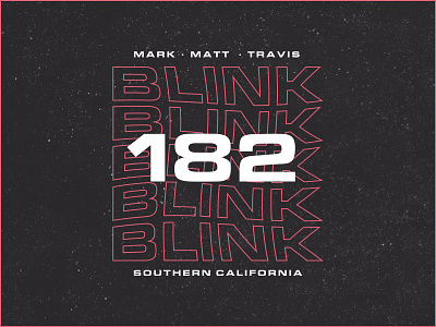 Blink-182 Typographic Experimentation blink 182 blink182 experiment experimental experimental design experimental type experimental typography music poppunk punk punkrock typography art typography design