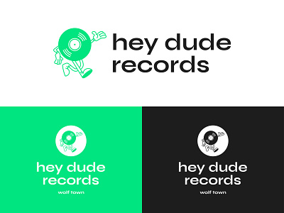 hey dude records logo