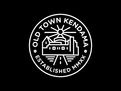 Old Town Kendama Badge Logo