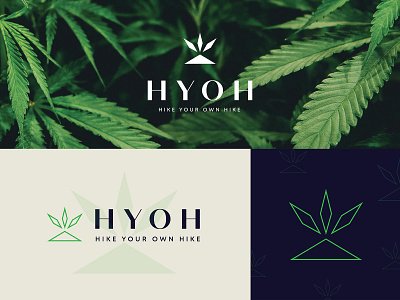 Hike Your Own Hike Branding Concept brand identity branding branding design cannabis cannabis branding cannabis design cannabis logo cannabis packaging hemp hemp logo hemp oil natural nature plant weed weeds brand