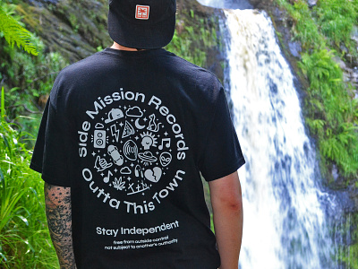 Outta This Town x Side Mission Records Tee