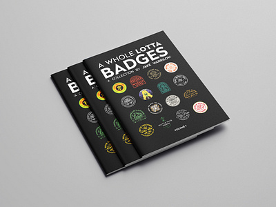 A WHOLE LOTTA BADGES Zine Book