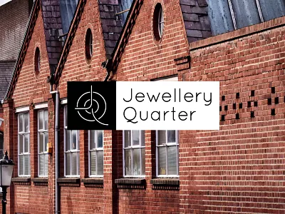 Jewellery Quarter Monogram Logo Experiment badge birmingham city heritage history history logo illustration j jewellery jewellery quarter letterforms letters line work logo design monogram q square typography uk vintage