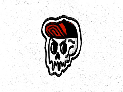 Dheeez Band Mascot Logo band logo hat mascot punk rock skull skull mascot
