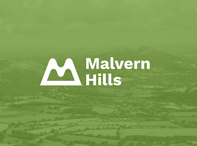 Malvern Hills Logo 🏞️ badge branding design hills identity illustration logo logo design nature typography uk vector
