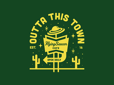 Flying Saucer Cafe T-Shirt Idea