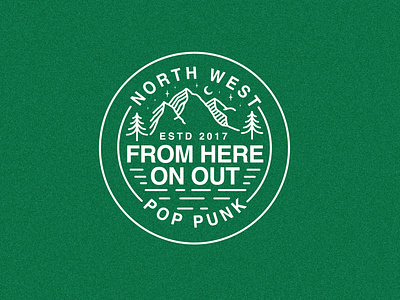From Here On Out Band Nature Badge