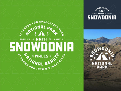 SNOWDONIA BADGE adventure badge badge design branding ddc design explore explore badge explorers identity illustration lockup logo logo design nature snowdonia typography vector vintage badge wales