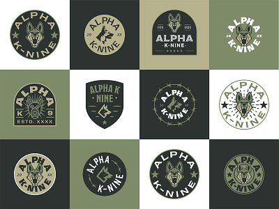 Alpha K-Nine Badge Ideas