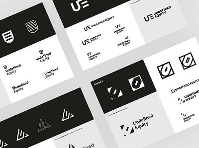Undefined Equity Logo Concepts branding corporate creative design designer graphic design icon design identity logo logo design modernism type typography u u typography
