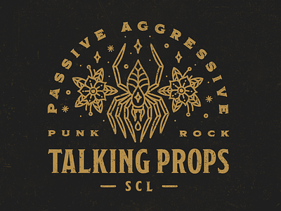 Talking Props Passive Aggressive Punk Rock Merchandise Design