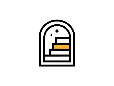 Gold Step Design Logo