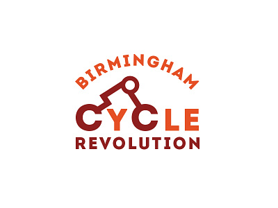 Birmingham Cycle Revolution Logo birmingham branding cycle icon illustration logo logo design simple