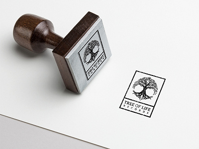 Tree Of Life Logo branding life logo logotype minimal stamp tree typography