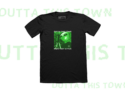 The Alien Explorer T-shirt alien conspiracy glitch nature photography t shirt telescope tree typography ufo