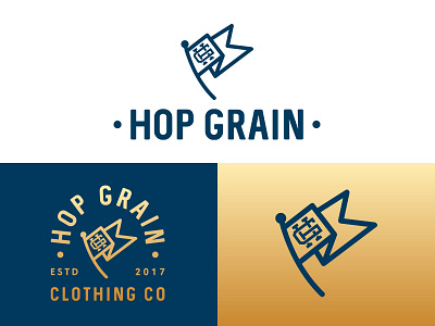 Hop Grain Clothing Co Branding