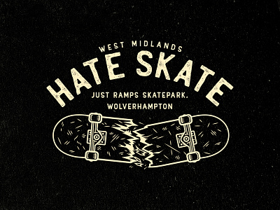 Hate Skate T-shirt Design