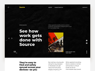 Source Wireframe Kit site ui ui design web web design website