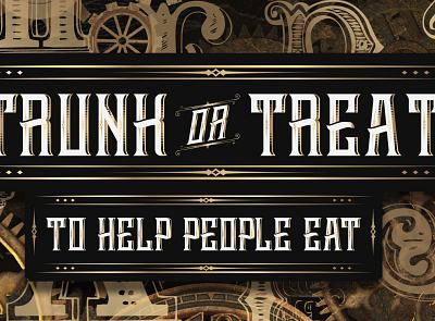 Trunk or Treat (logotype) logo logodesign typography