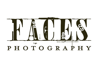 FACES PHOTOGRAPHY brand branding corporate identity illustration logo typography