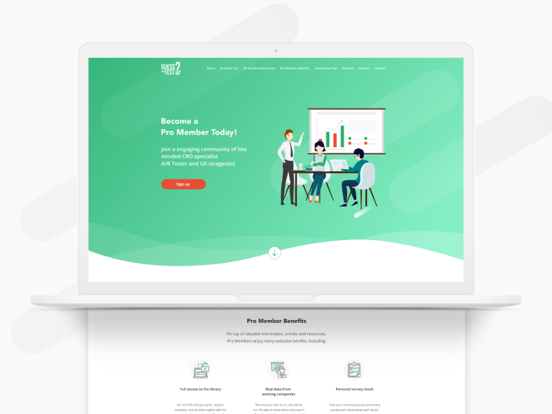 Page redesign vector illustration web design app landing ux page ui