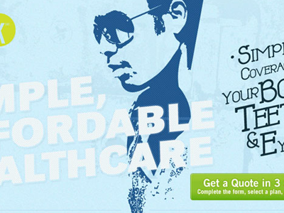 Health Care Landing Page button buttons health care landing page medical type typography