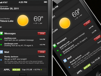 Notification Center ios mobile notification center