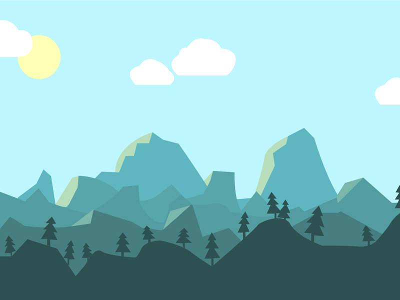 Landscape by Celine V on Dribbble