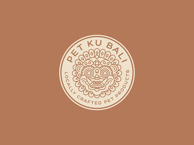 Pet Ku Bali animal badge badge logo bali branding design illustration logo logo design simple logo