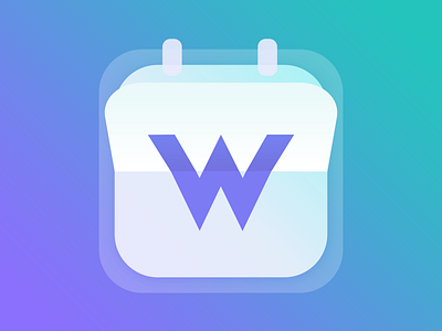 Calendar App Icon "W"