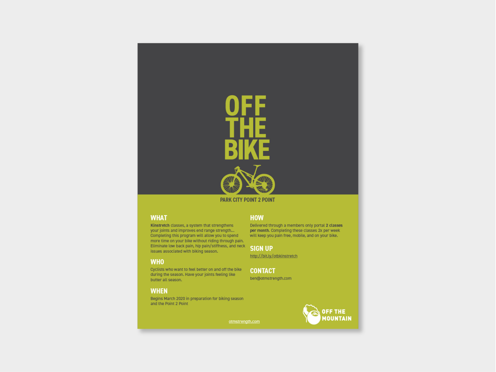 OTM poster by Cerra Teng on Dribbble
