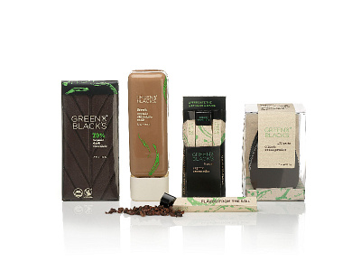 Organic chocolate packaging design graphic logo packaging design