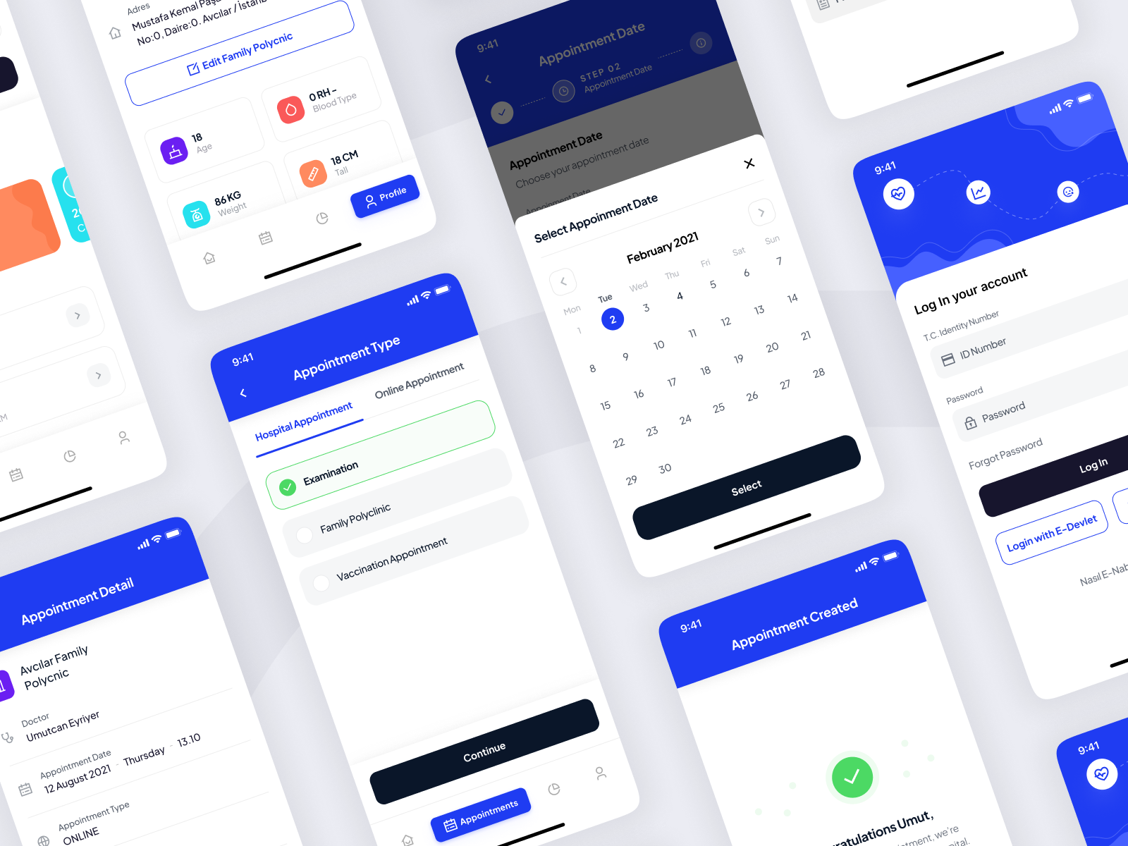 E-Nabız Mobile App Redesign by Umutcan Eyriyer on Dribbble