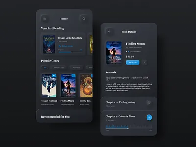 Neomorphism Reading Book App 3d app book clean dark mode dark ui design exploration mobile app neomorphism productivity reading app skeumorphism ui uiux ux